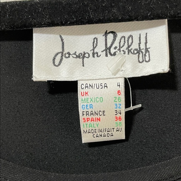 Joseph Ribkoff Black Maxi Dress with Mesh Sheer Sleeves - Picture 3 of 13